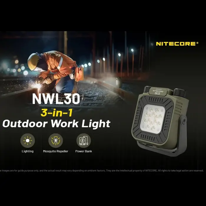 Lampe NITECORE NWL30 3-en-1