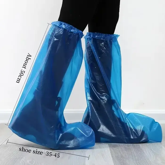Couvre-chaussures de pluie jetable