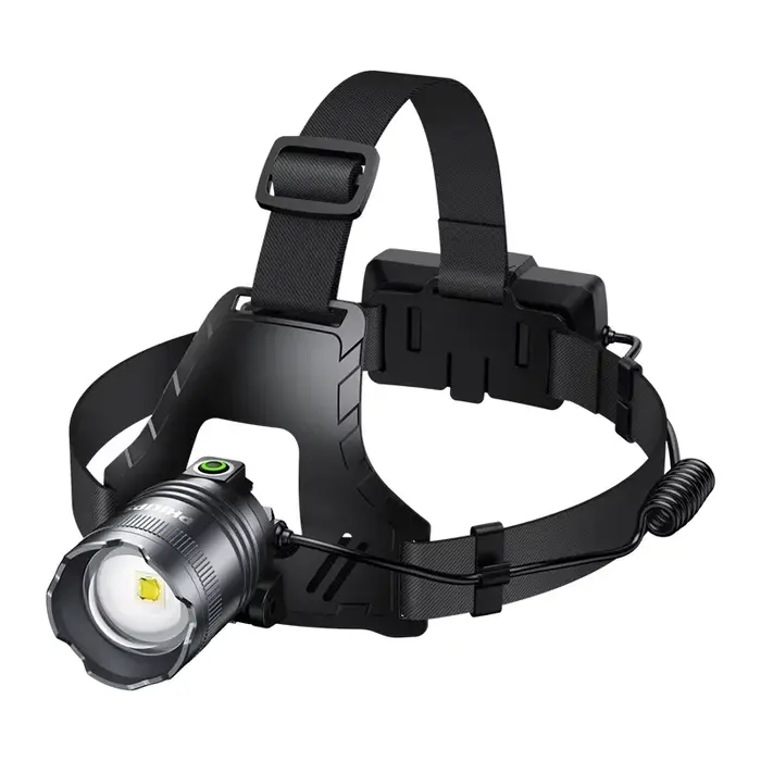 PHILIPS SFL3341 Lampe frontale Zoomable 10 W, lampe de poche laser super brillante pour la pêche de 