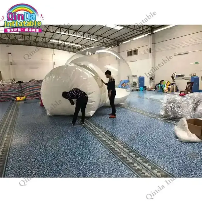 Camping Igloo gonflable tente transparente