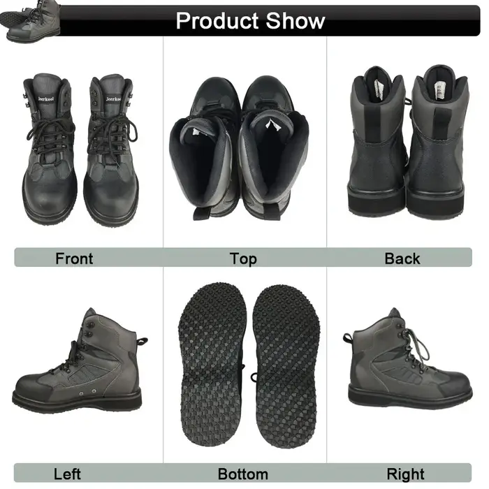 JEERKOOL Chaussures de pêche avec pantalon