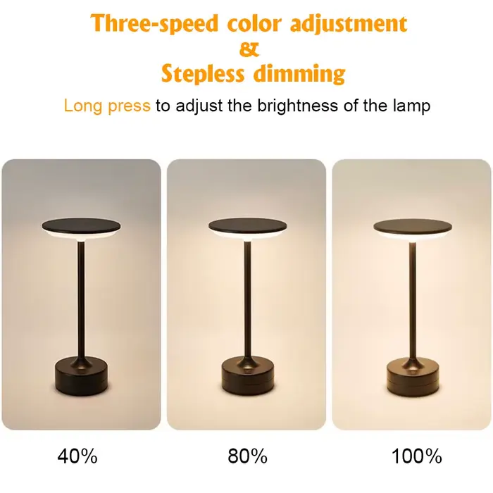 Lampe de Table LED capteur tactile veilleuse USB Rechargeable Portable chambre veilleuse sans fil la
