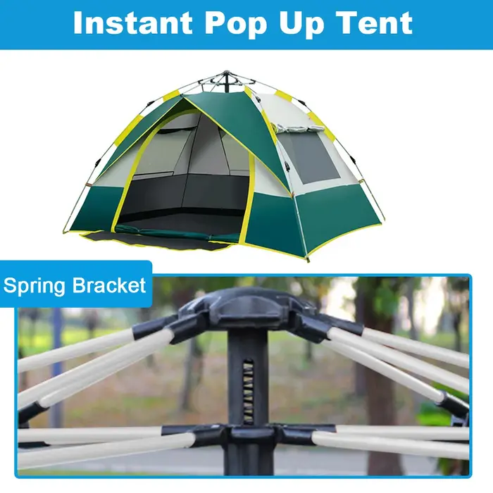 Tente Pop-Up Portable et Étanche pour Camping en Plein Air