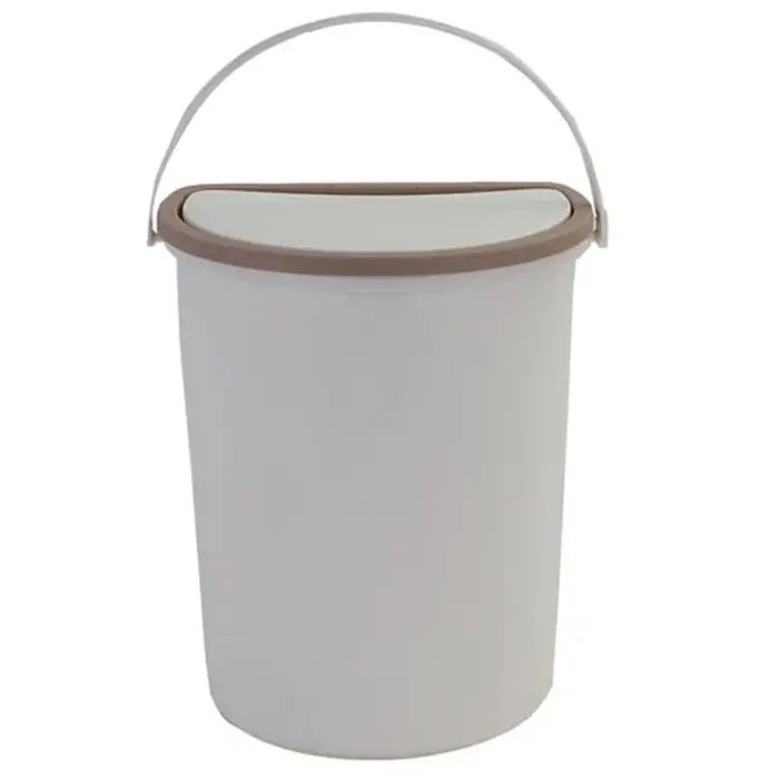 Poubelle en plastique de 10L avec couvercle pour camping-car