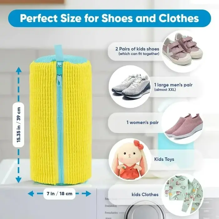 Sac à chaussures lavable pour lave-linge et sèche-linge