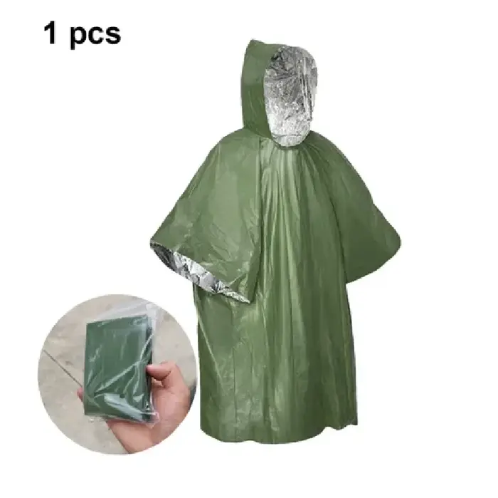 Poncho de survie d'urgence