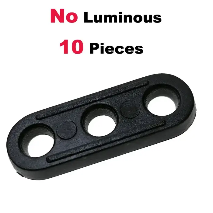 10-70 pièces lumineux tente Guyline coureurs curseurs Camping auvent Guy ligne tendeurs de corde
