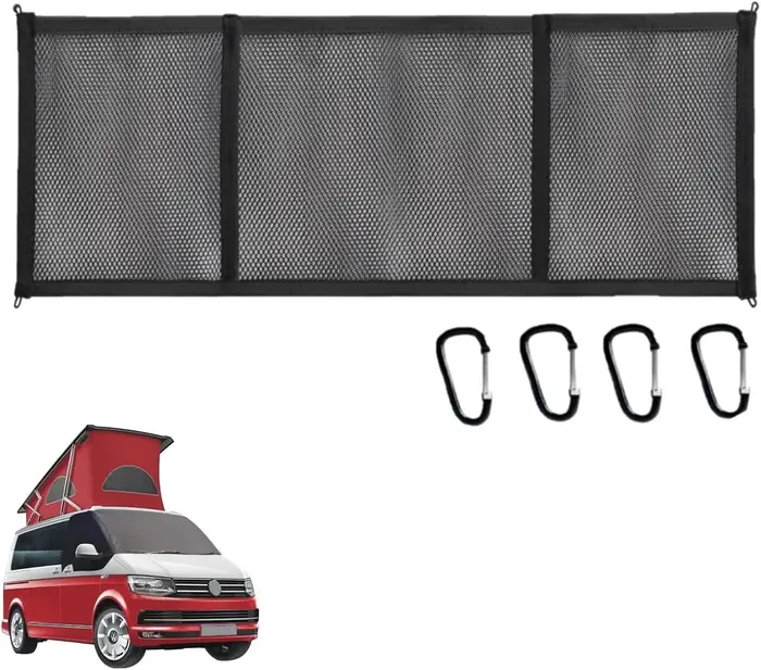 Sac de rangement en maille pour toit de camping-car, pour VW T5 T6, organisateur de maille porteuse,