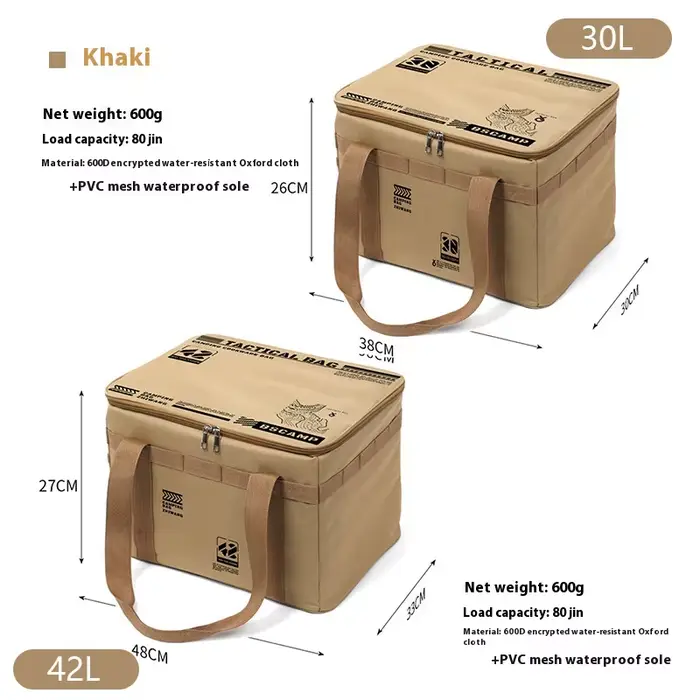 【Super grande capacité】 sac de rangement tactique extérieur sac à outils sac à main de Camping randonnée voyage