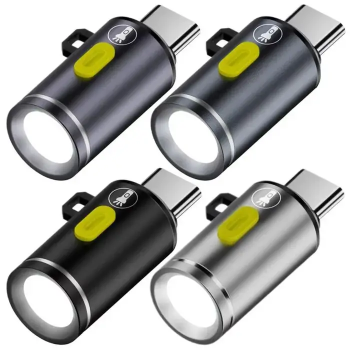 Lampe de poche LED de type C pour le camping