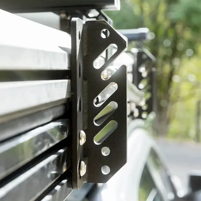Support d'installation à dégagement rapide robuste pour tente latérale de voiture, support de connexion pour tente latérale et tente de toit de voiture