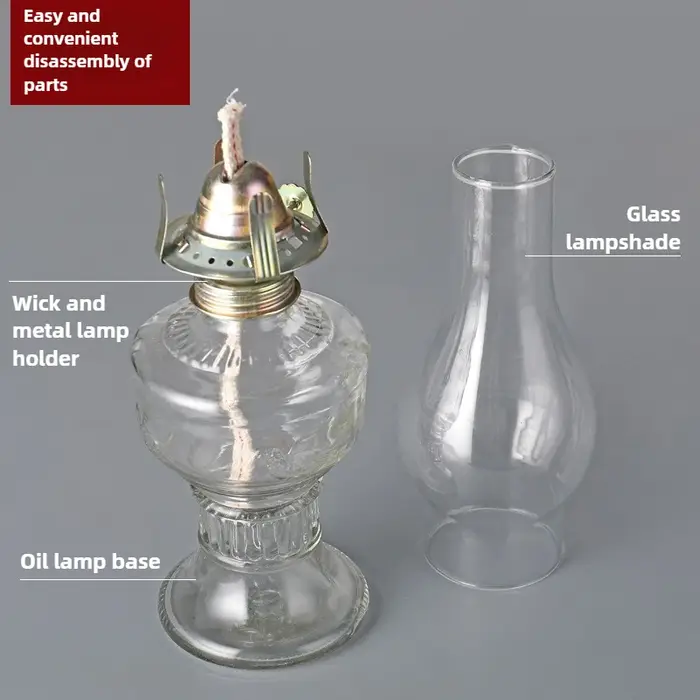Lampe à kérosène rétro Vintage