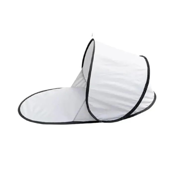 Tente de plage pop-up, protection UV UPF50+, revêtement argenté, tente pare-soleil instantanée et po