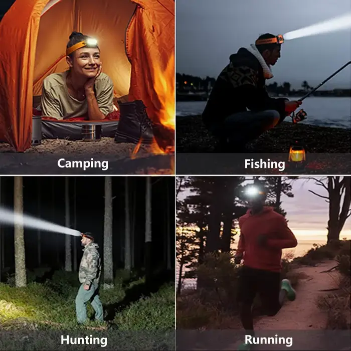 Lampe frontale à détecteur de mouvement