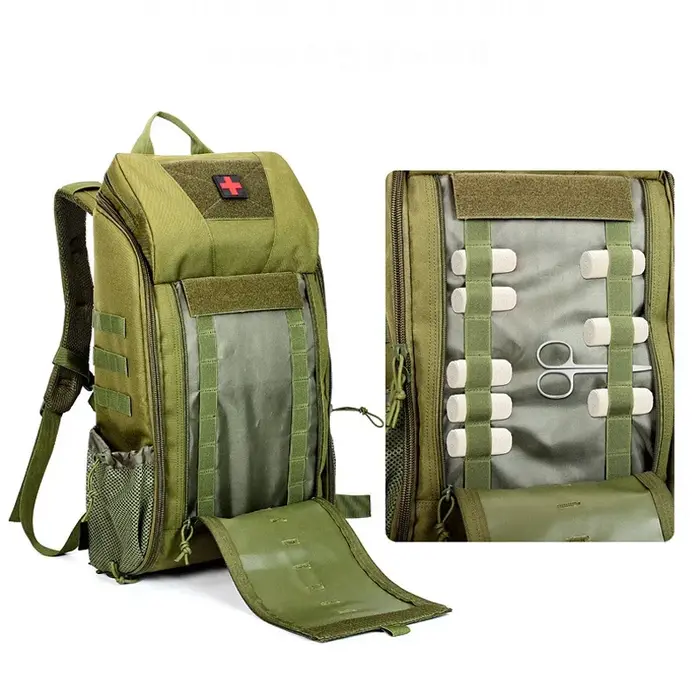 Sac à dos médical tactique d'extérieur