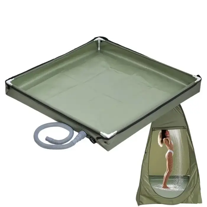 Base de sol de tente de douche pliable