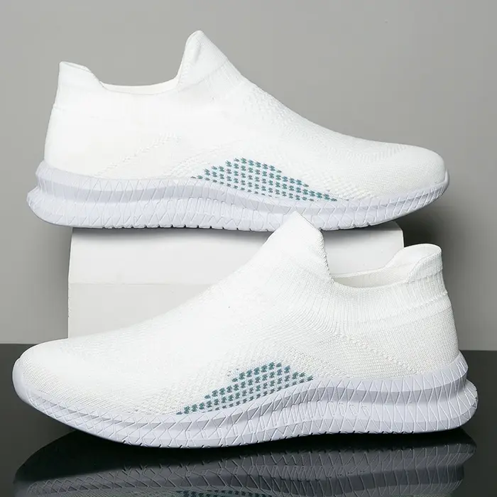 Chaussures de marche respirantes pour hommes, mocassins légers et doux et flexibles, chaussures déco