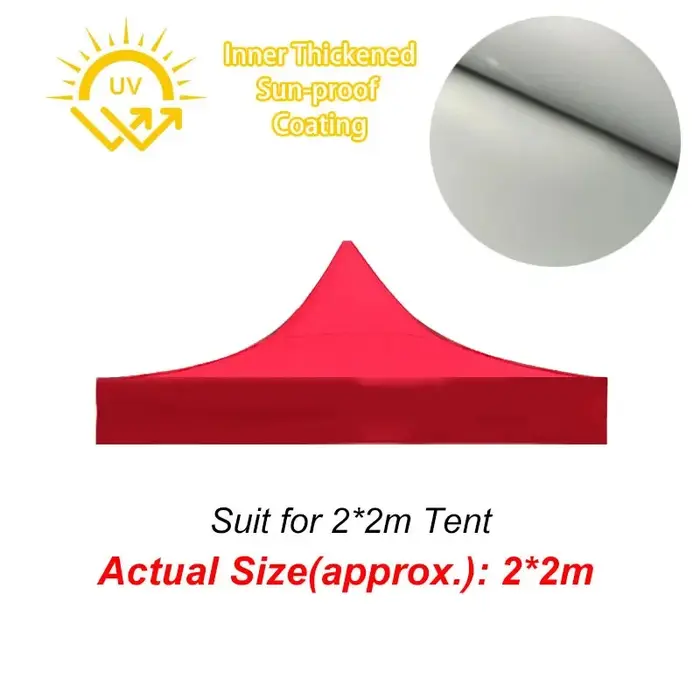 Tente imperméable et résistante au soleil