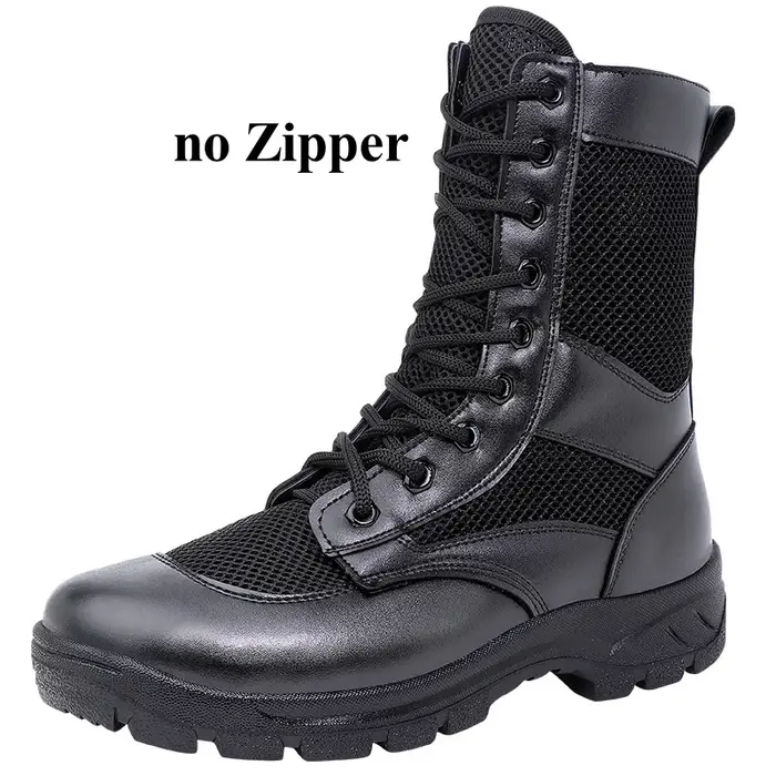 Bottes tactiques de Combat en maille respirante Ultra légères pour hommes et femmes, bottes de rando