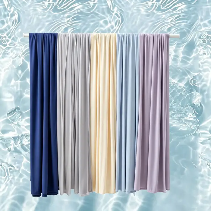Drap de lit en soie rafraîchissante avec des propriétés absorbantes et respirantes