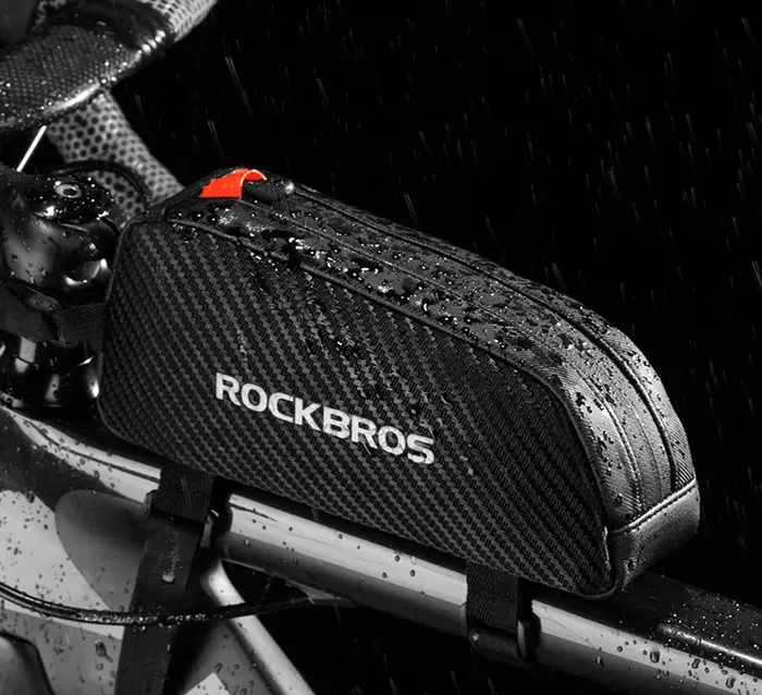 Sac de cadre de vélo ROCKBROS, sac de support de téléphone pour VTT et vélos de route, sacs de range