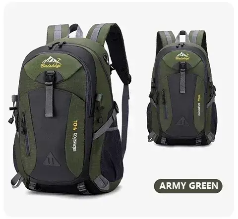 Sac à dos de randonnée en plein air de grande capacité 40L pour garçons et filles, sac à dos de lois