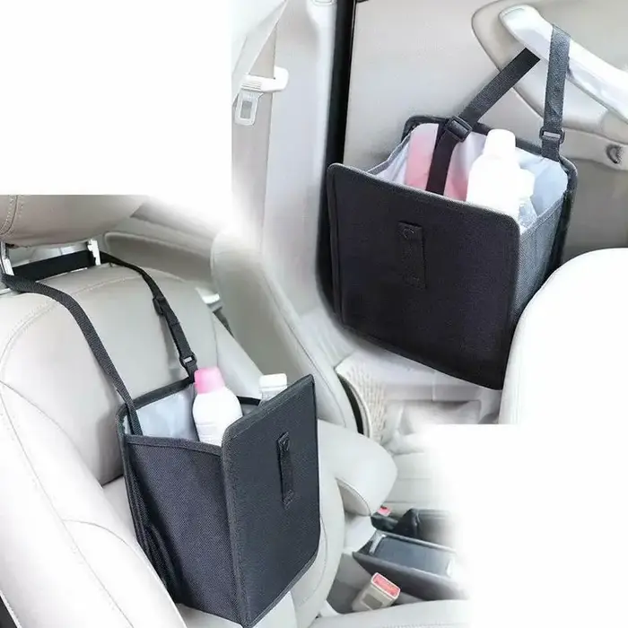 Poubelle de voiture compacte et étanche