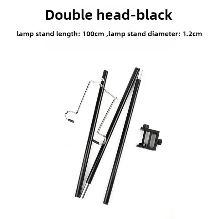 Support de lanterne de Camping ultraléger, cintre de lampe de Table Portable détachable, supports d'éclairage, équipement touristique en plein air