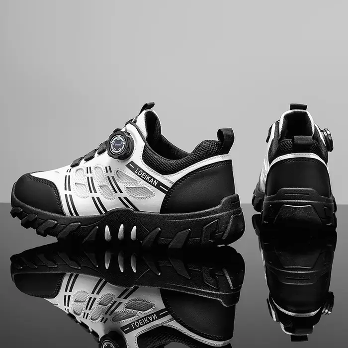 LOEIKAN Chaussures de randonnée à boucle rotative pour hommes
