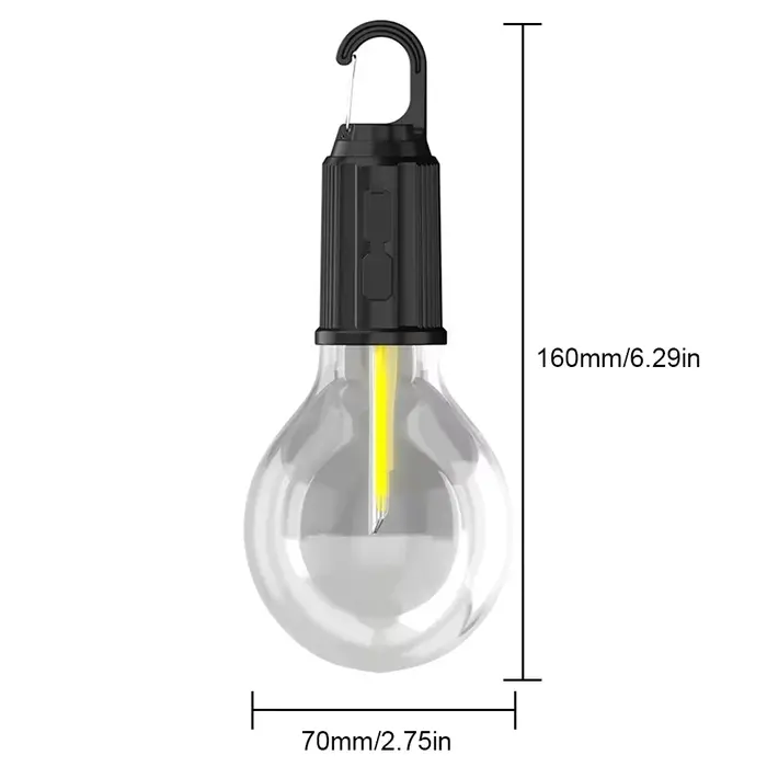 Ampoules LED d'extérieur, rechargeables par USB, haute luminosité, lumière d'urgence, lanterne de Ca
