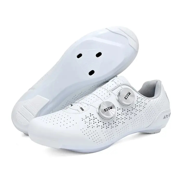 Chaussures de cyclisme pour hommes, sportives, avec crampons pour VTT et route, unisexe, de course, 