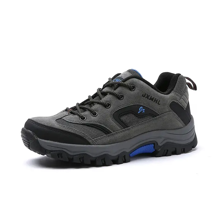 JXMHL – chaussures de randonnée en cuir suédé pour hommes, chaussures d'extérieur résistantes à l'us