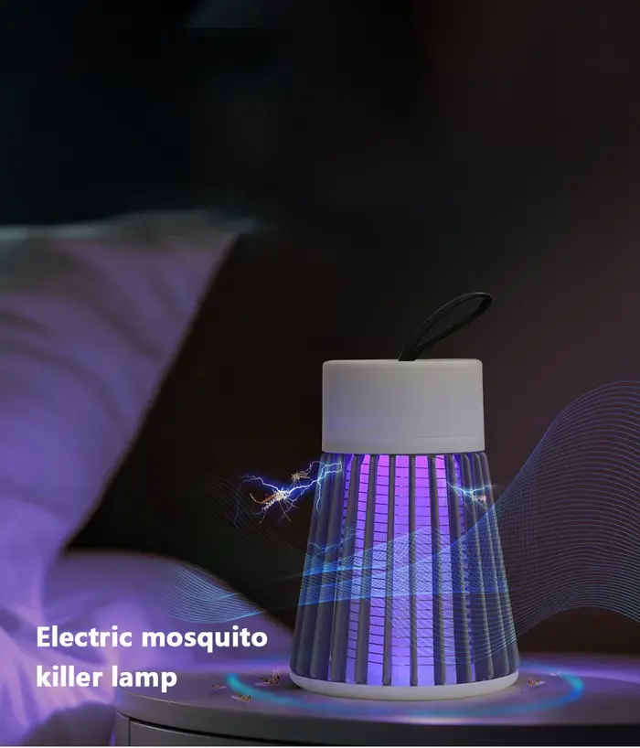 Lampe anti-moustiques électrique à lumière UV pour le camping en plein air