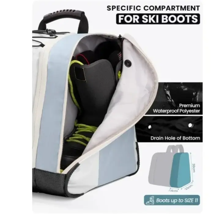 Sac de ski imperméable de grande capacité