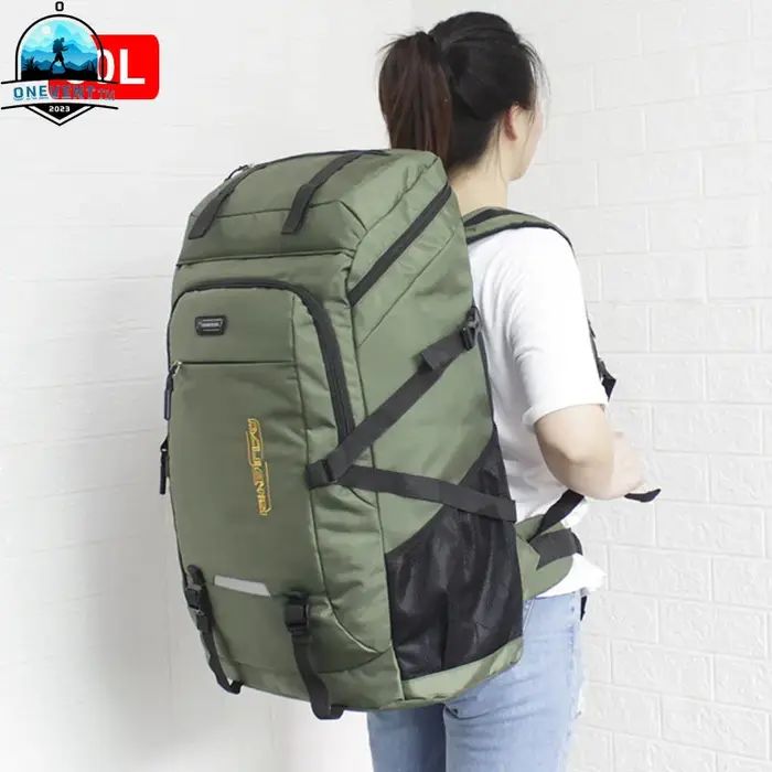 50L/80L sac à dos de voyage de grande capacité hommes femmes sac de bagages classique Sports de plein air sac en Nylon escalade Camping randonnée sacs à dos