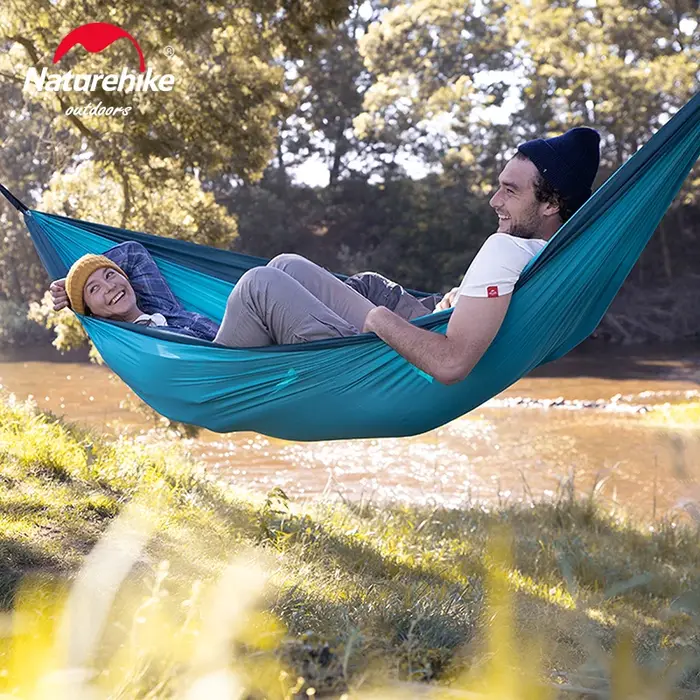 Naturehike – hamac 2 personnes, lit-balançoire ultraléger, résistant aux déchirures, facile à transp