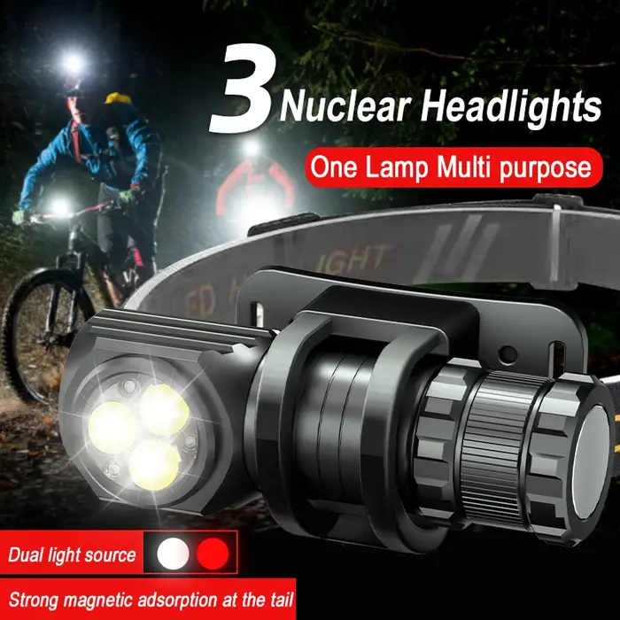 Mini lampe de poche étanche à 3LED