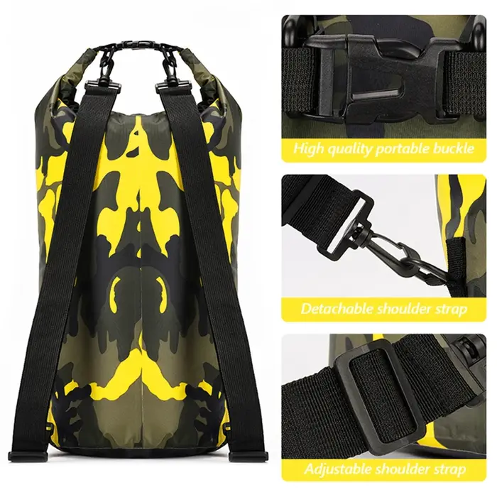 Sac sec étanche 30L 20L 15L 10L 5L pour Kayak natation Trekking canotage sacs de sport flottants accessoires de plage sac de Rafting