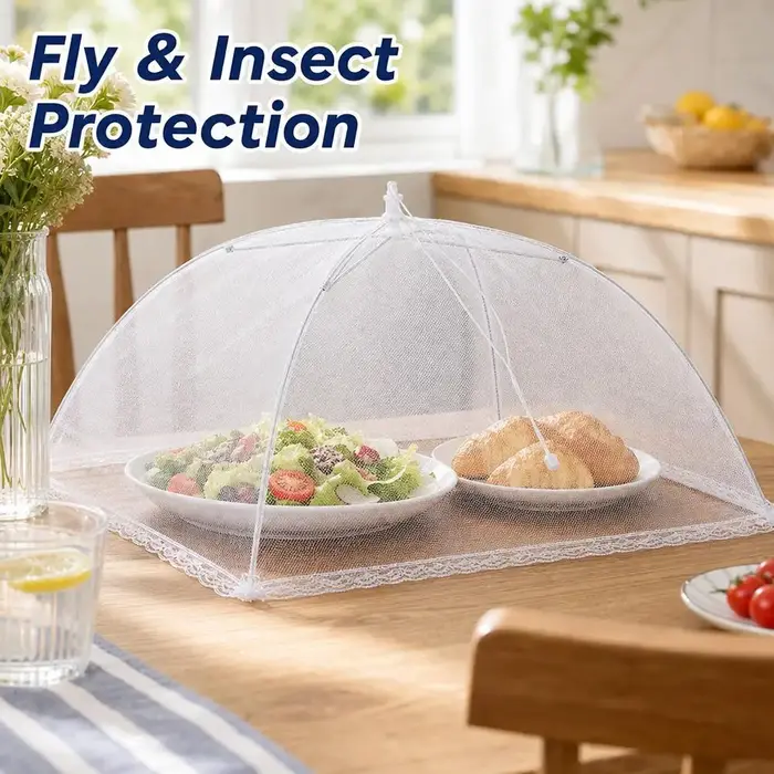 Housse de protection alimentaire pliable en filet