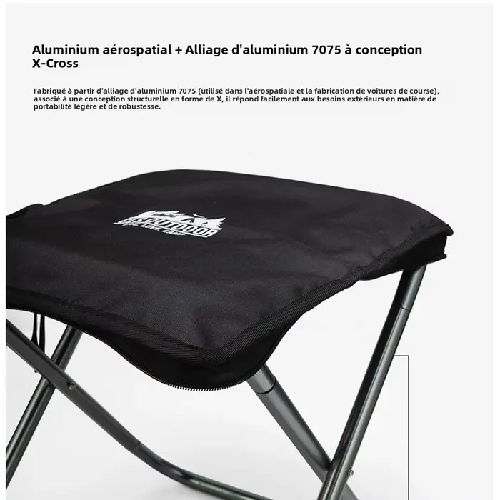 Chaise pliante surdimensionnée
