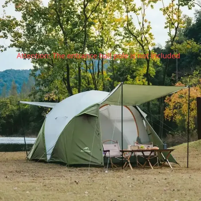 Naturehike KOTA 4 une chambre deux pièces tente 2-4 personnes famille Lagre