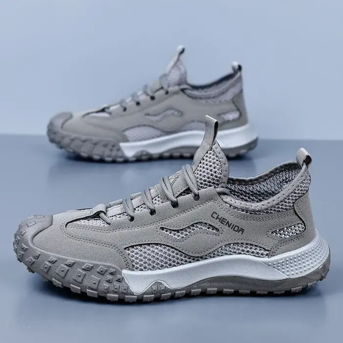 Oulylan Chaussures de randonnée et d'escalade respirantes en maille ajourée pour hommes