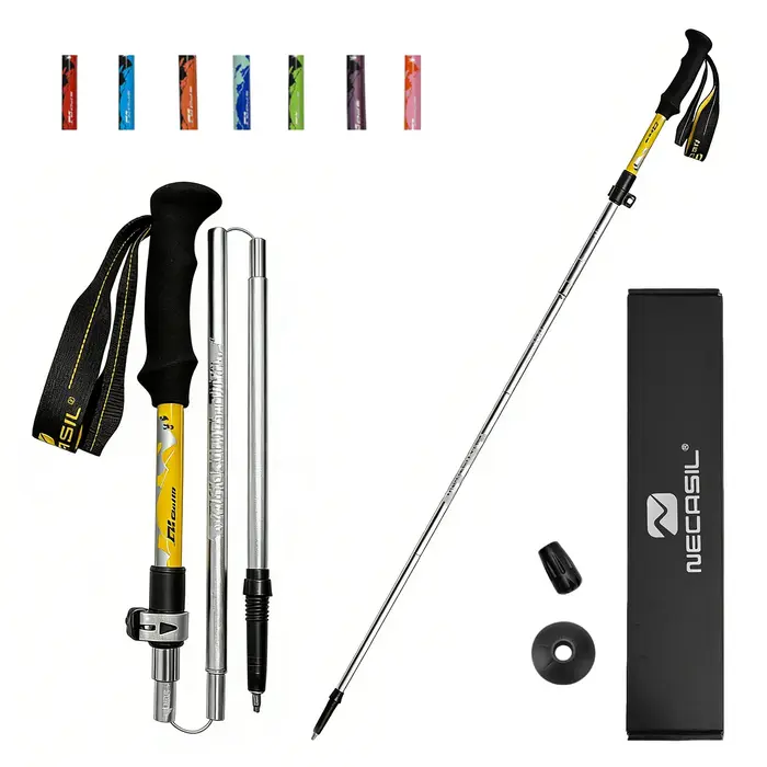Bâton de randonnée pliable ultraléger 1 pièce