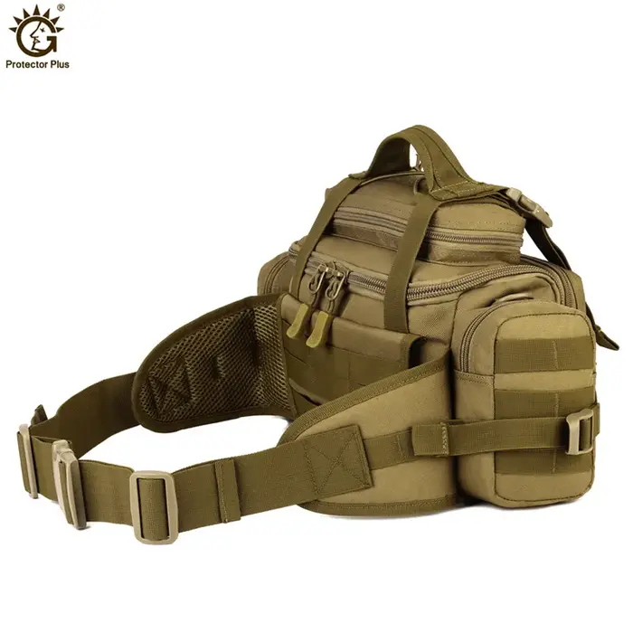 Sac de taille tactique en Nylon pour hommes, bouteille d'eau de randonnée, pochette pour téléphone,