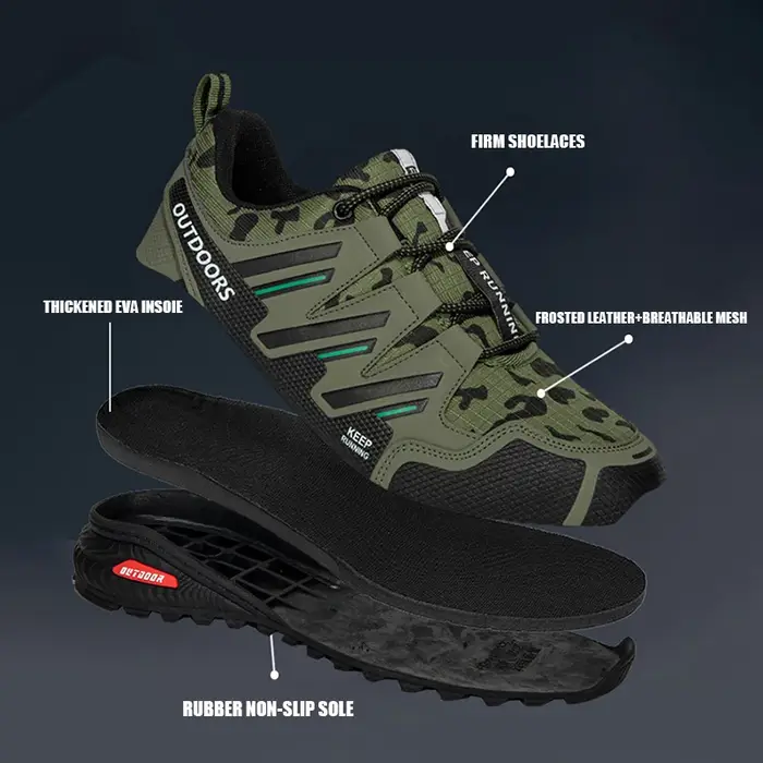 2025 nouveaux hommes chaussures de randonnée en plein air