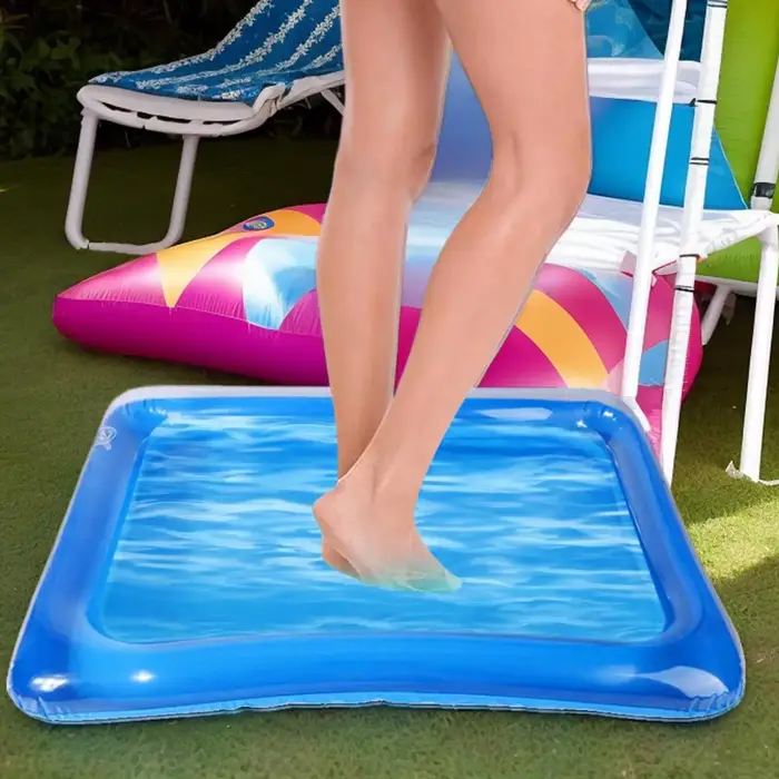 Bassin de lavage de pieds gonflable pour piscine