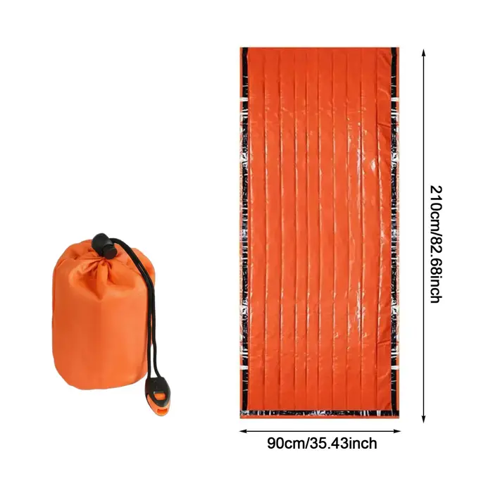 Sac de couchage d'urgence pour le camping en plein air