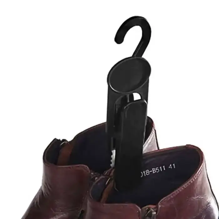 Clip de fixation noir pour chaussures