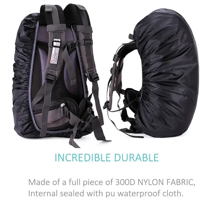 Housse de pluie pour sac à dos 35L 100L 120L