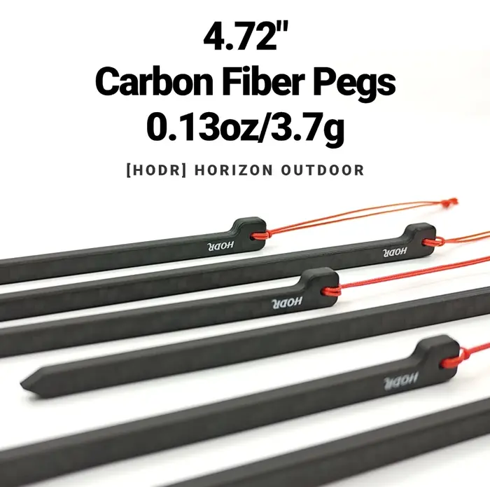 [HODR] piquets de tente en carbone